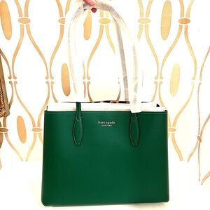 Kate Spade All Day Large Emerald Green Tote